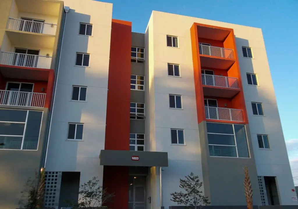 Commercial impact windows for a Broward County office